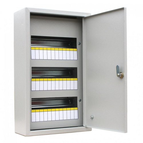 Щит распределительный навесной IEK ЩРн-36з IP54 с замком У2 фото Щит распределительный навесной IEK ЩРн-36з IP54 с замком У2 картинка